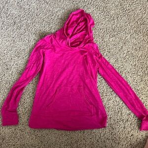 Columbia long sleeve, hooded T shirt